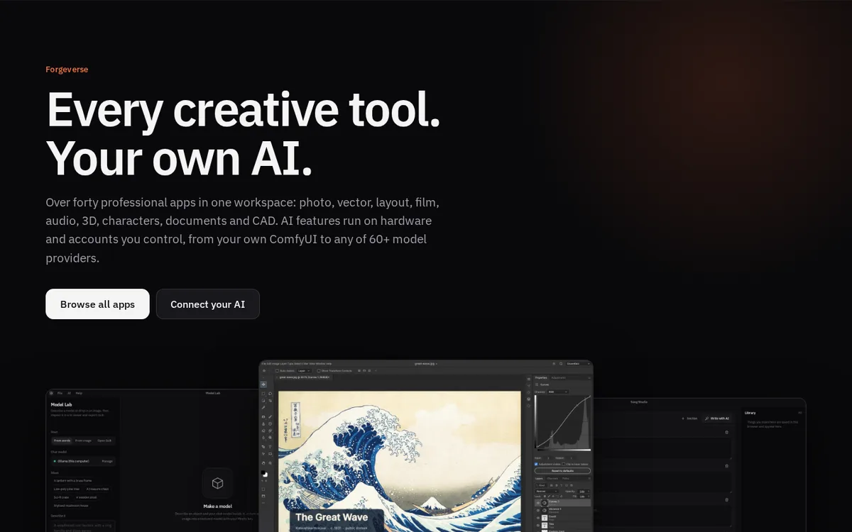 Forgeverse current brand artwork